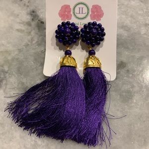 Lisi Lerch blue tassel earring